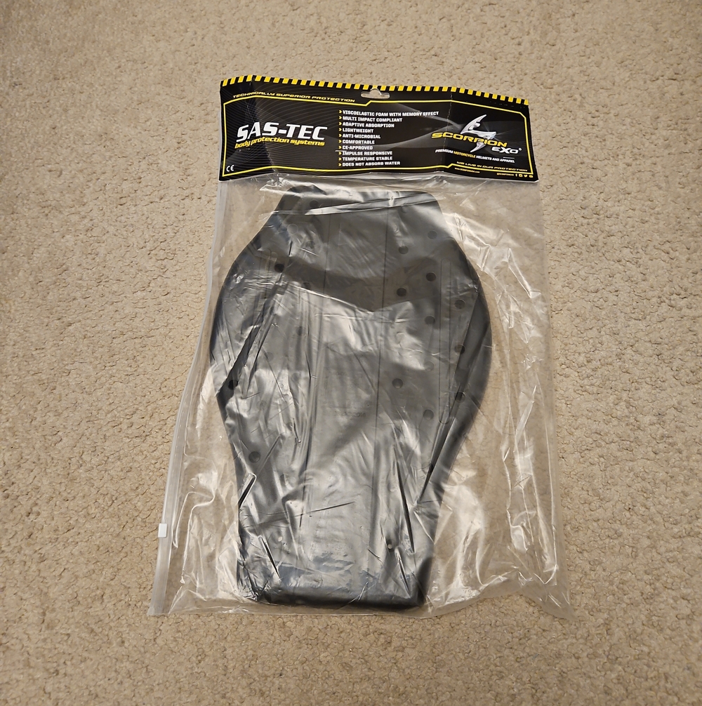SAS-TEC Protective Back Insert | Black